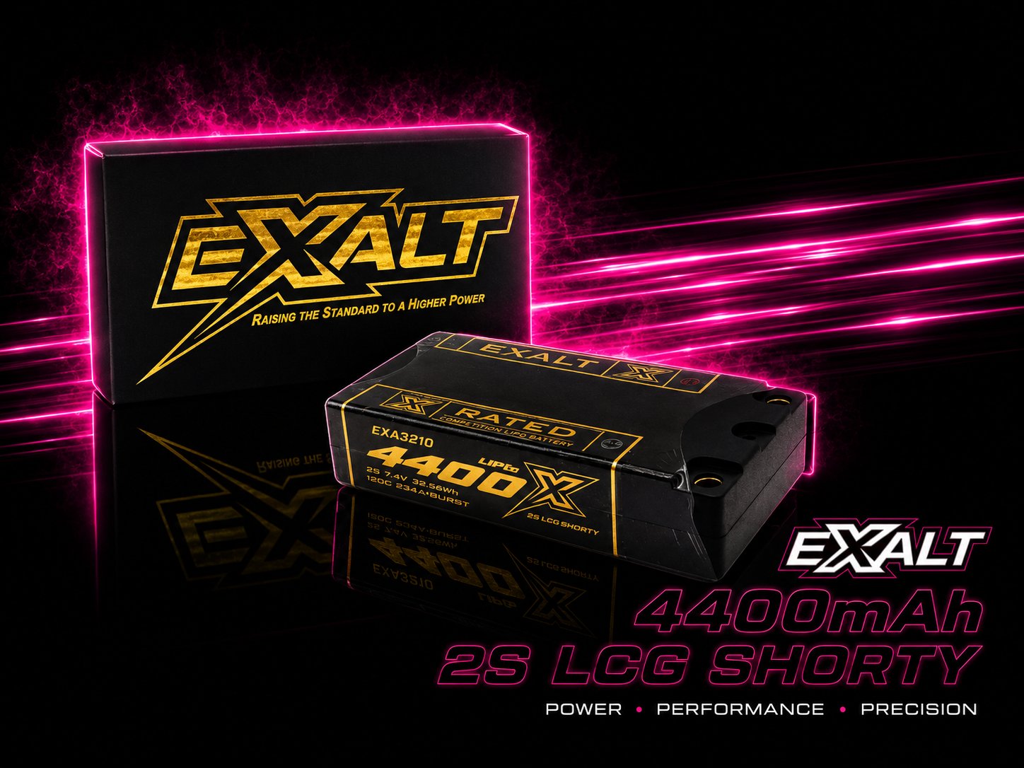 EXALT 4400mAh 2S shorty