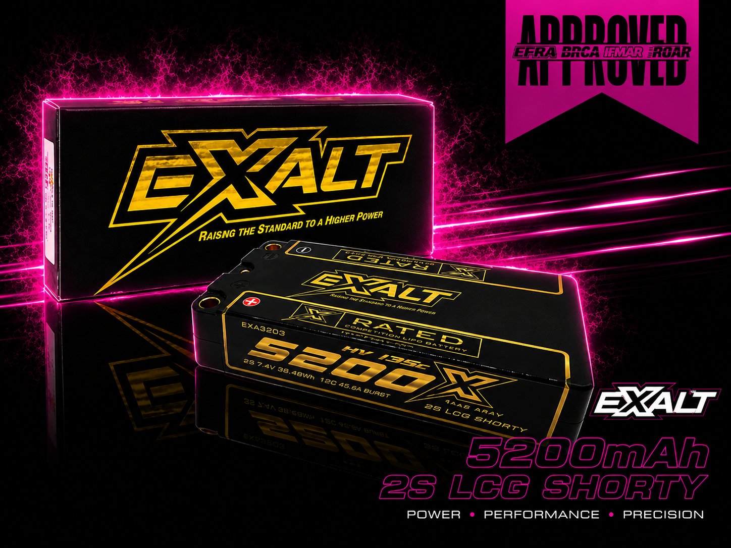 EXALT 5200mAh 2S shorty