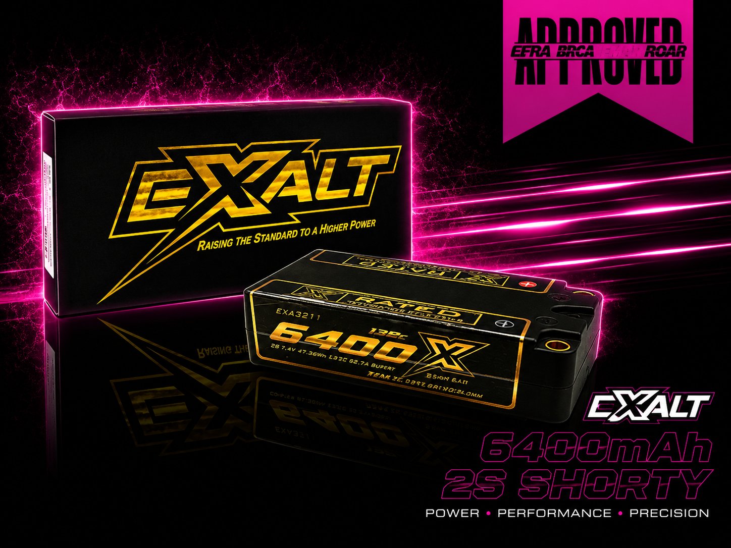 EXALT 6400mAh 2S shorty
