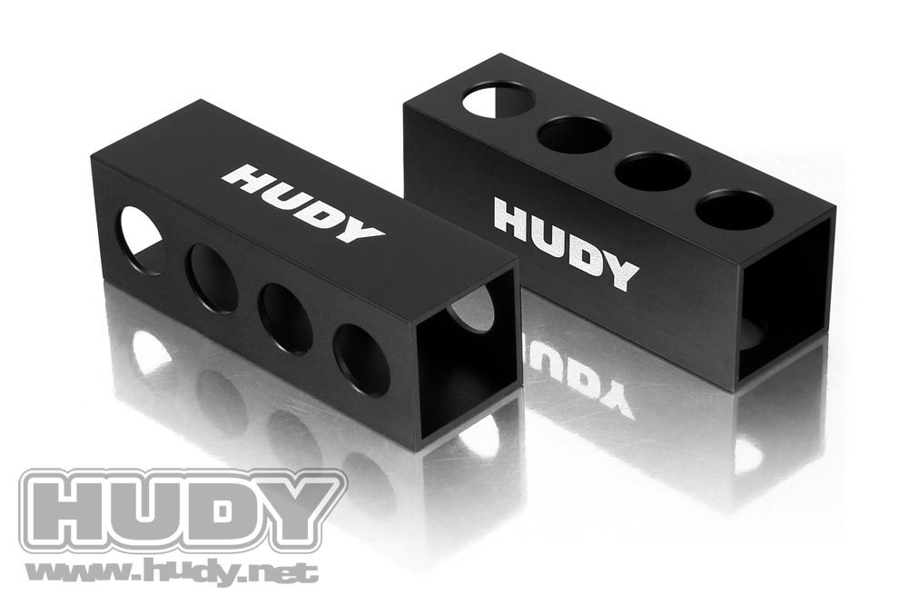 HUDY Chassis Droop Gauge Support Blocks 30mm